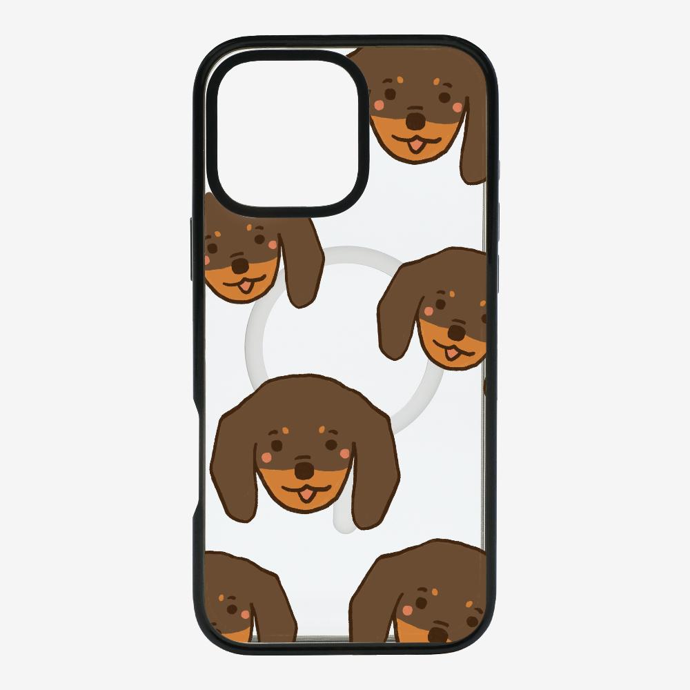 Brown Dachshund Wonderland Phone Case