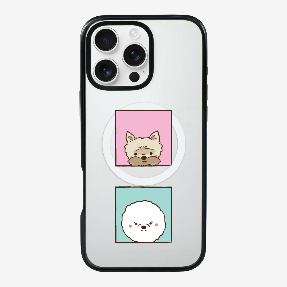 Terrier and Bichon Phone Case