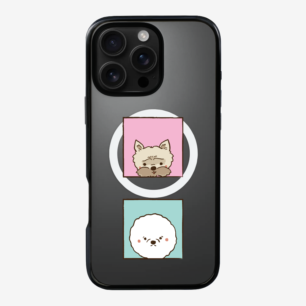 Terrier and Bichon Phone Case