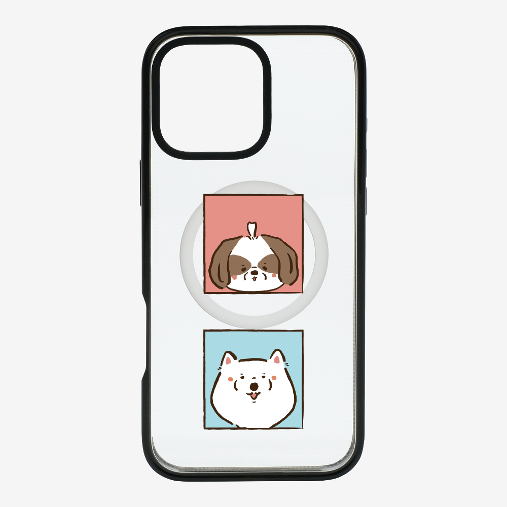 Apso and Samoyed Phone Case