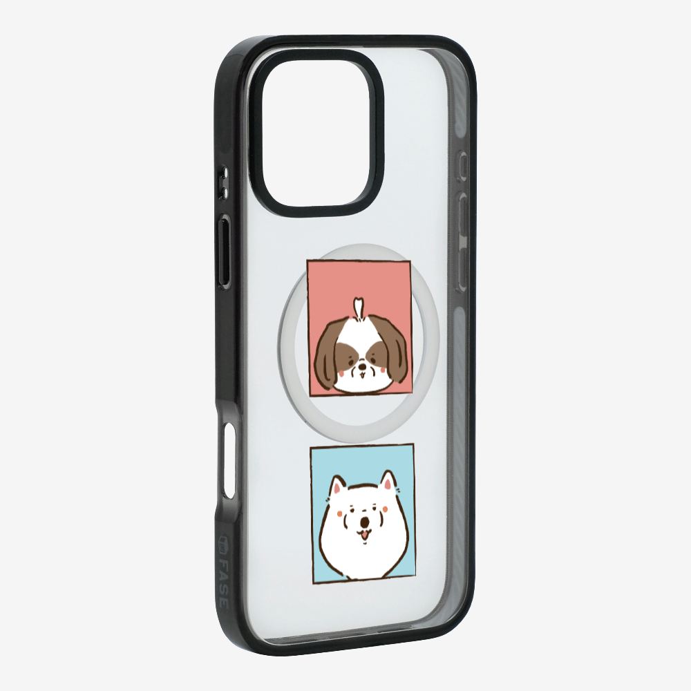 Apso and Samoyed Phone Case