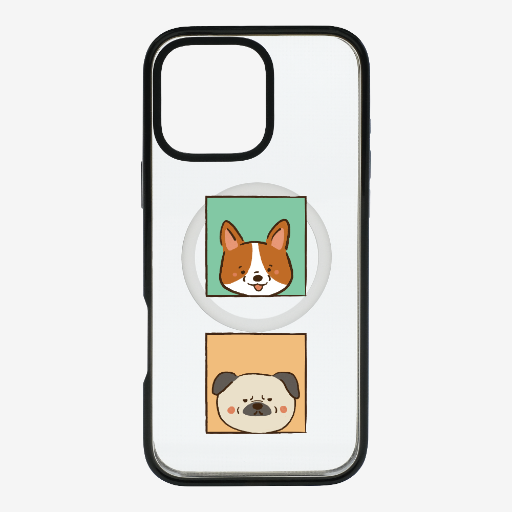 Corgi and Pug Phone Case