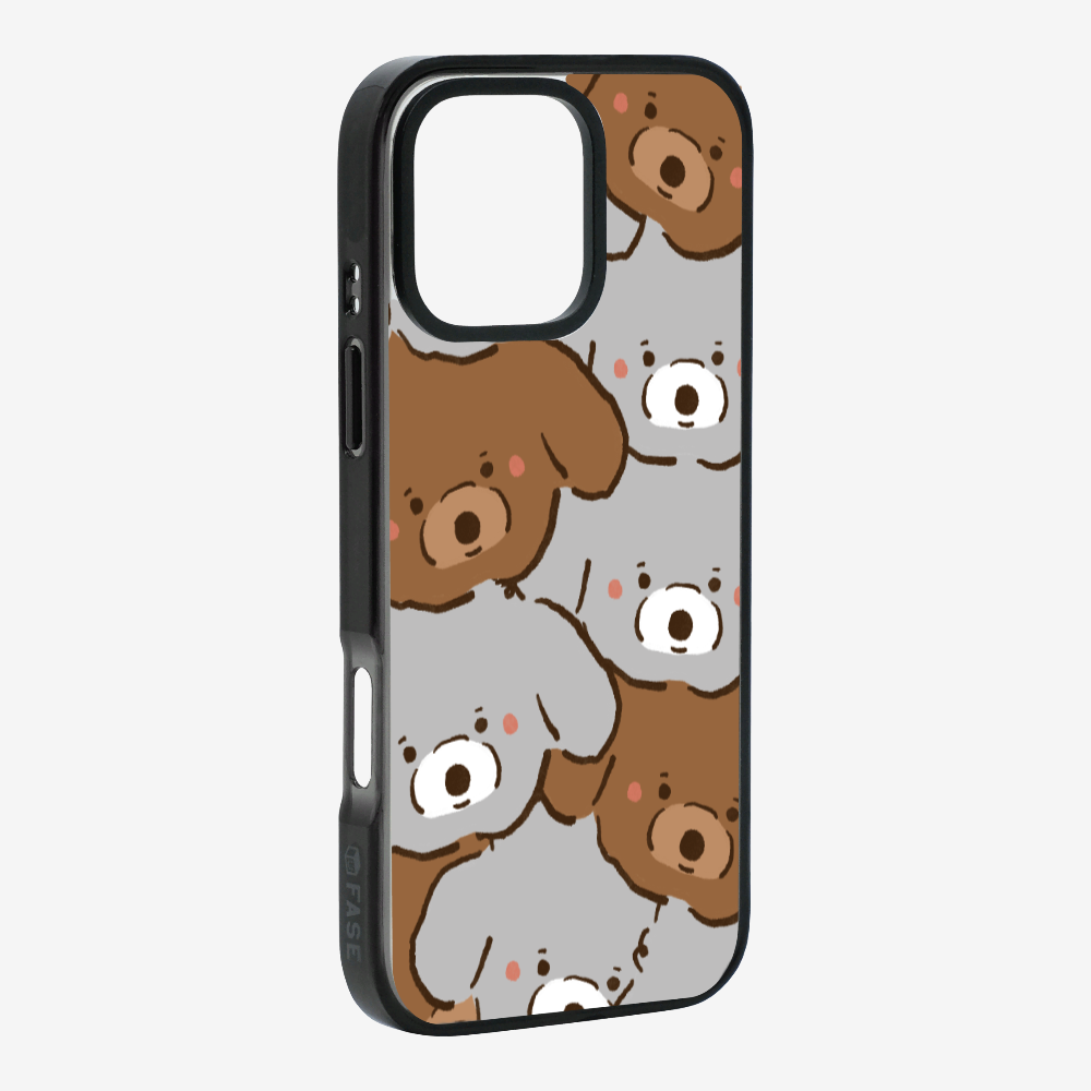 Crowded Poodle Phone Case