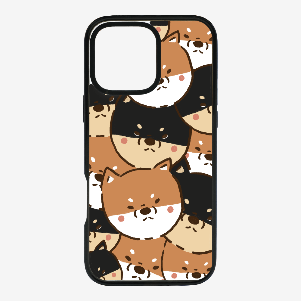 Crowded Shiba Inu Phone Case