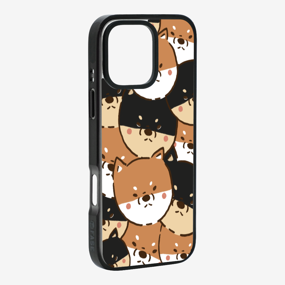 Crowded Shiba Inu Phone Case