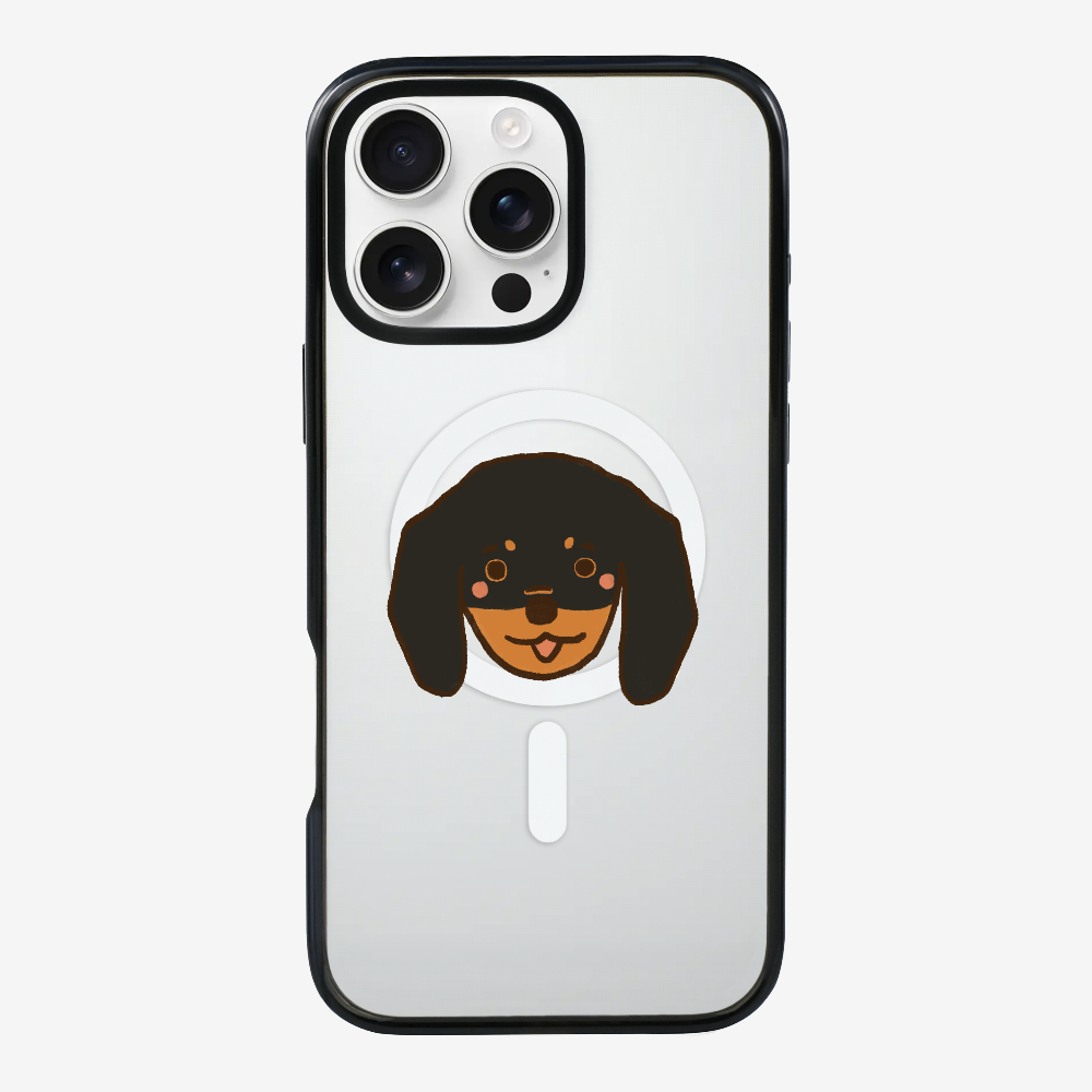 Germany Black Dachshund Phone Case