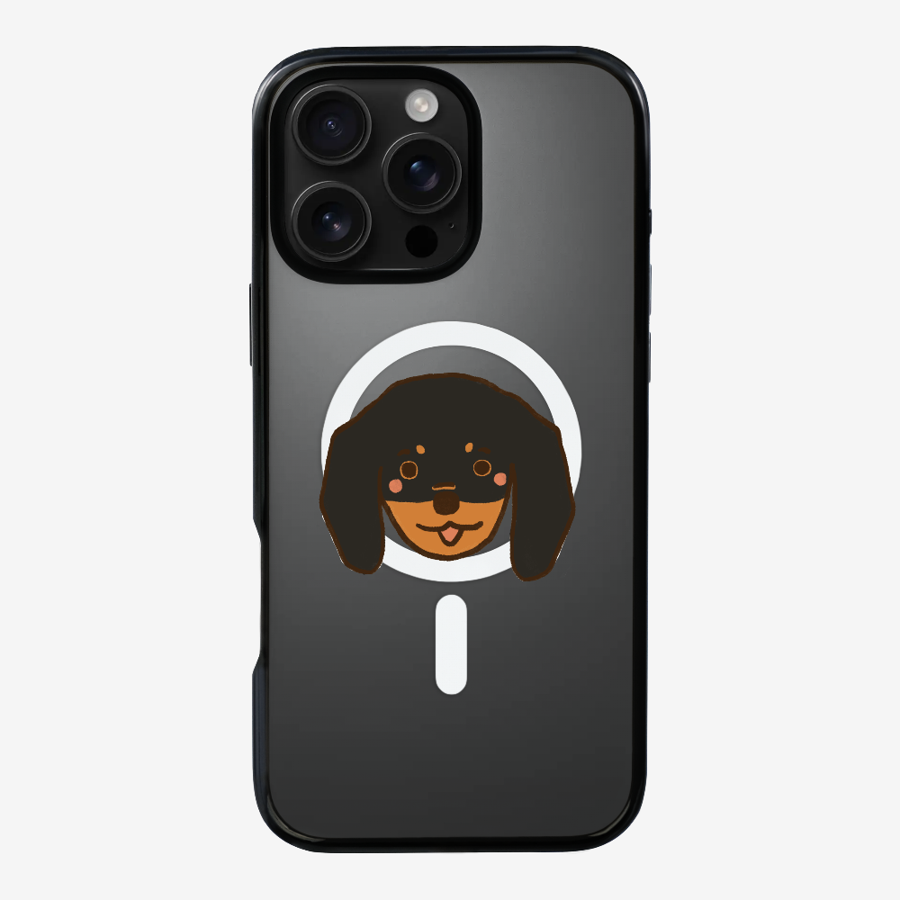 Germany Black Dachshund Phone Case