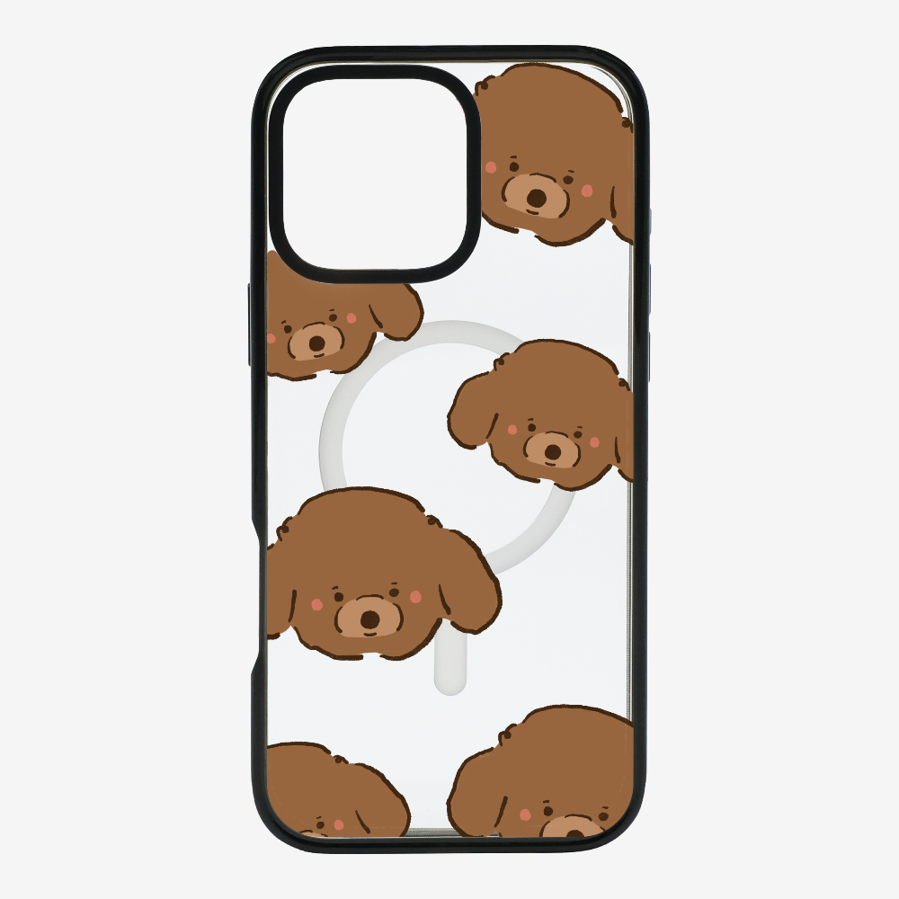 Brown Poodle Wonderland Phone Case