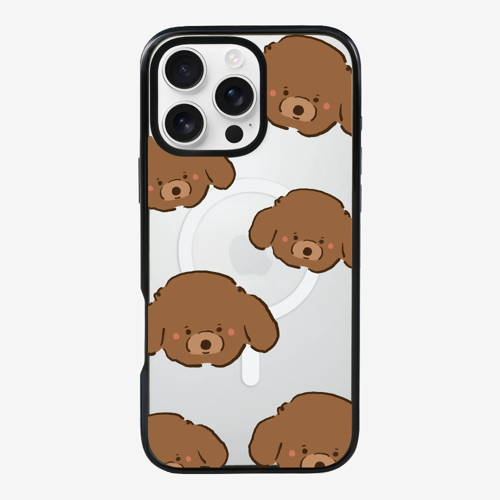 Brown Poodle Wonderland Phone Case