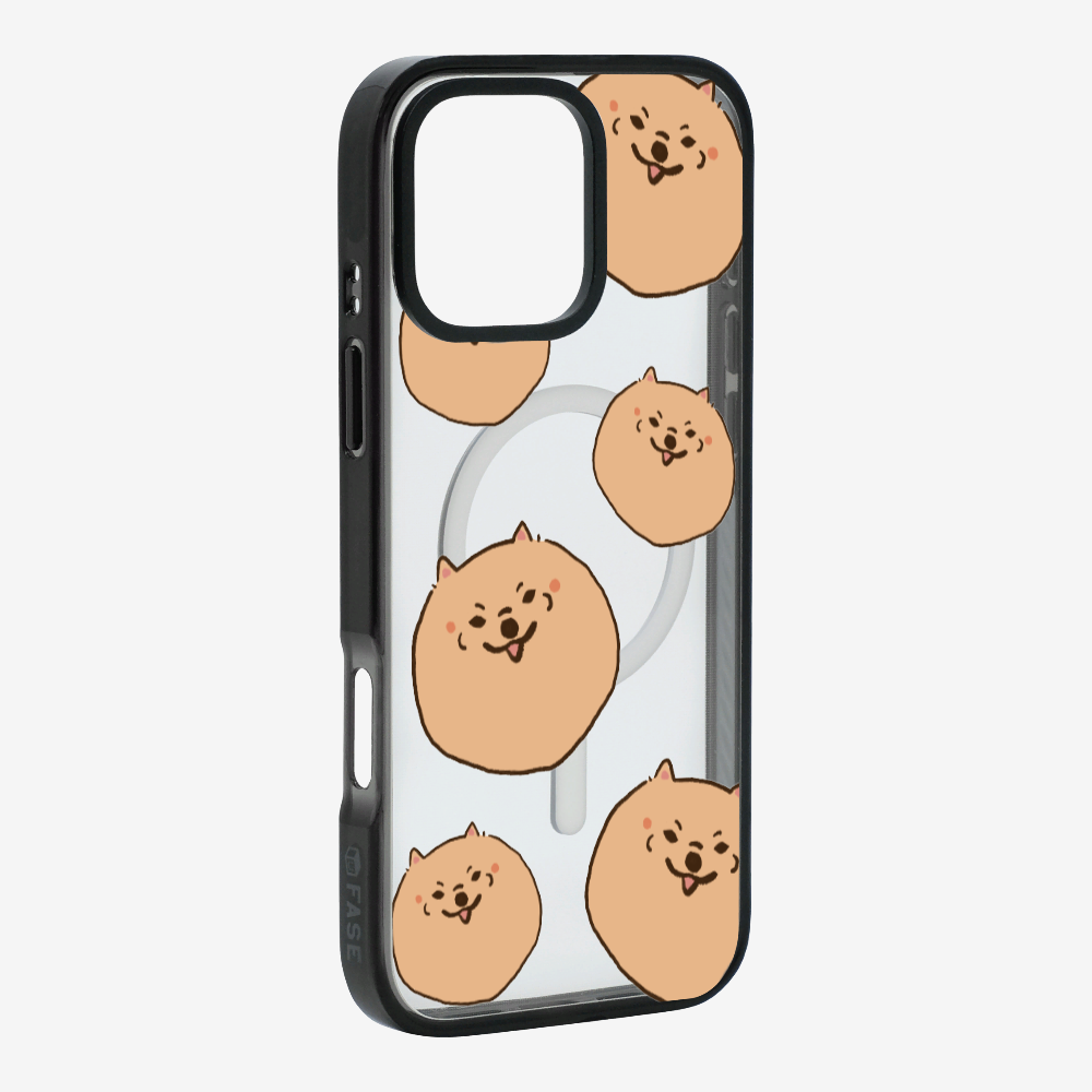 Brown Pomeranian Wonderland Phone Case