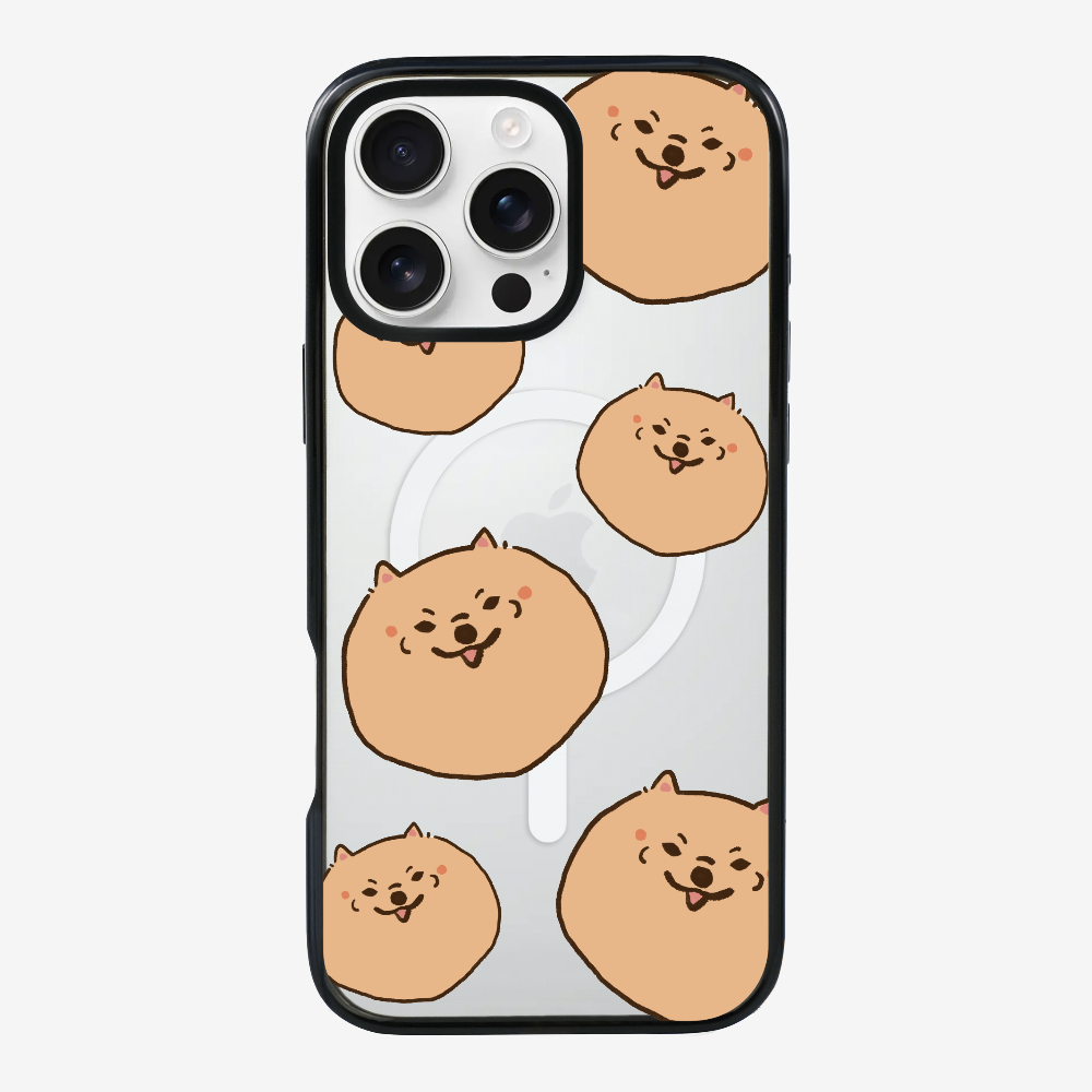 Brown Pomeranian Wonderland Phone Case