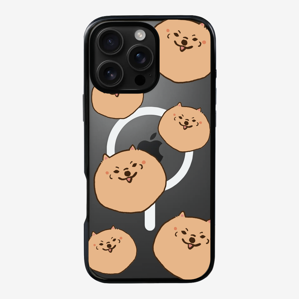 Brown Pomeranian Wonderland Phone Case