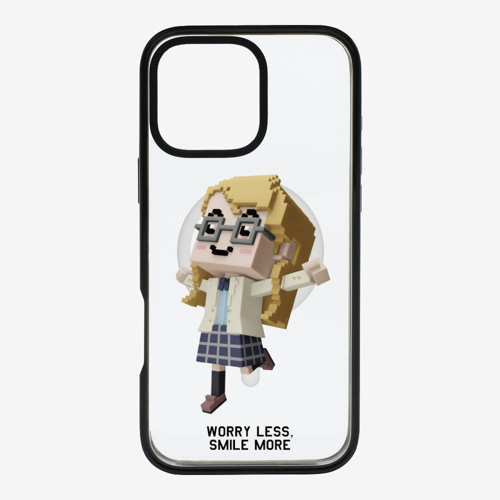 Worry Less, Smile More Phone Case