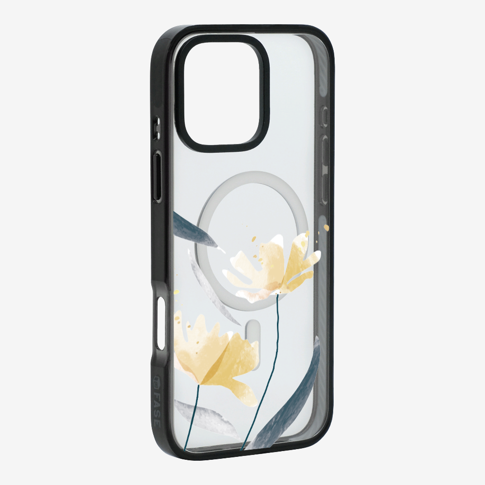 Golden Spring Floral (Transparent) Phone Case