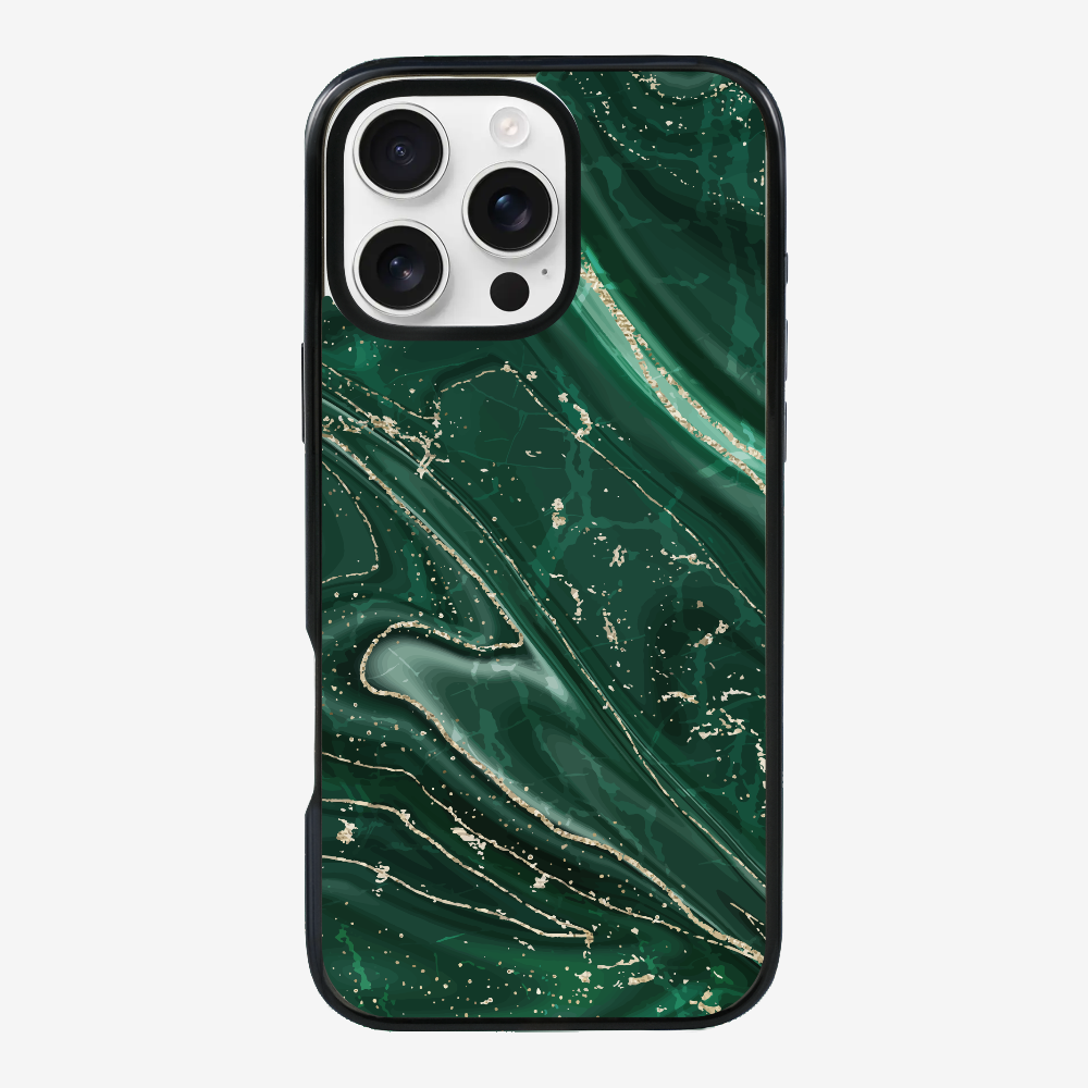 Dark Green Marble Phone Case