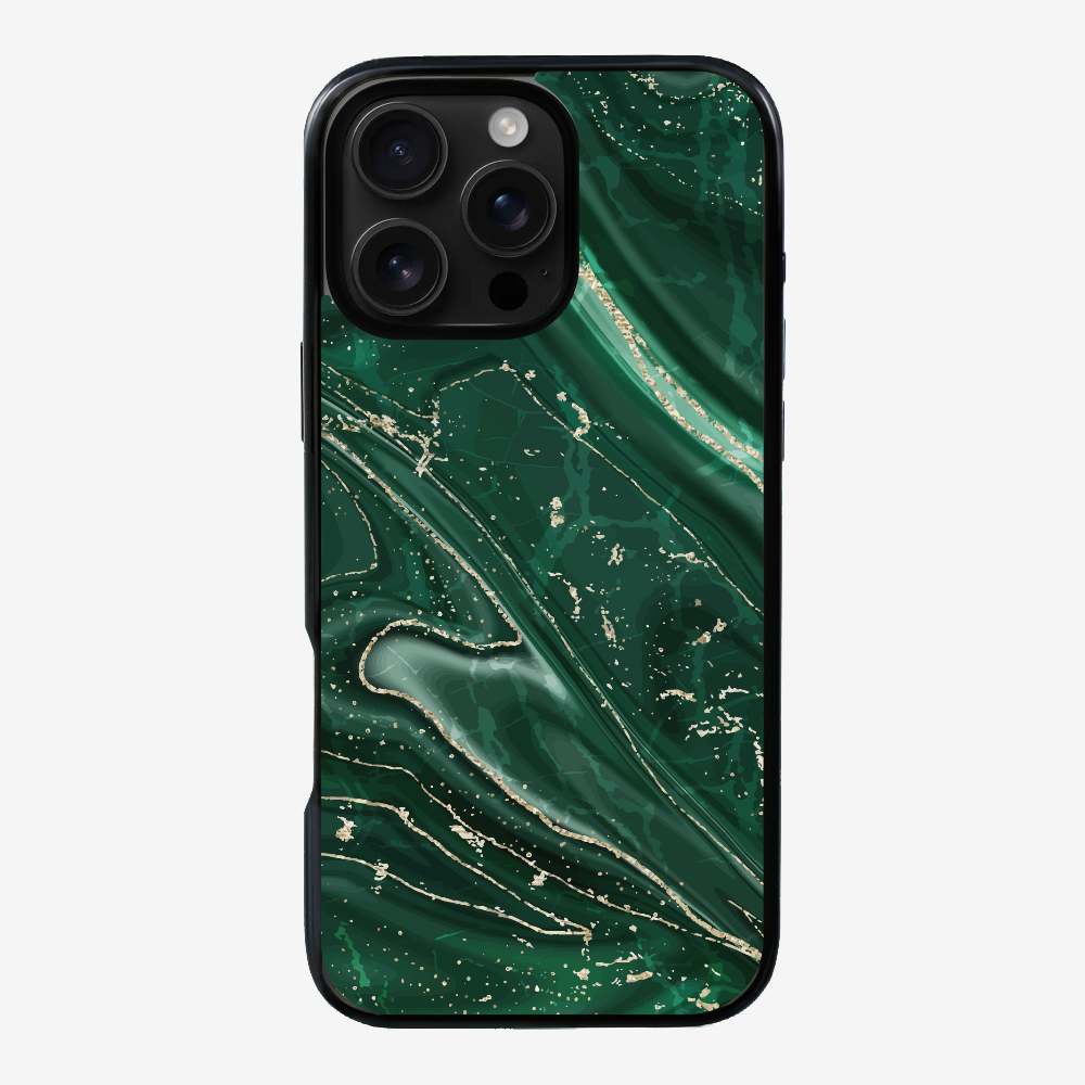 Dark Green Marble Phone Case