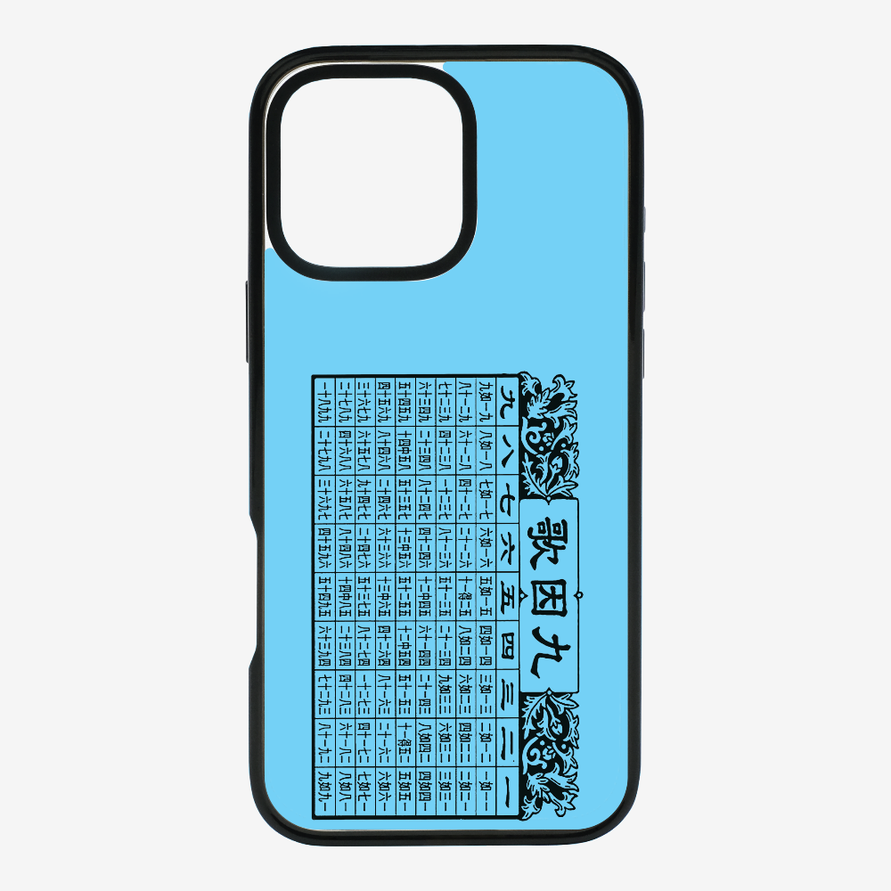 Multiplication Table Phone Case