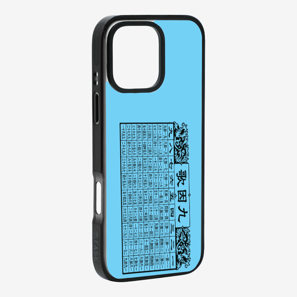 Multiplication Table Phone Case