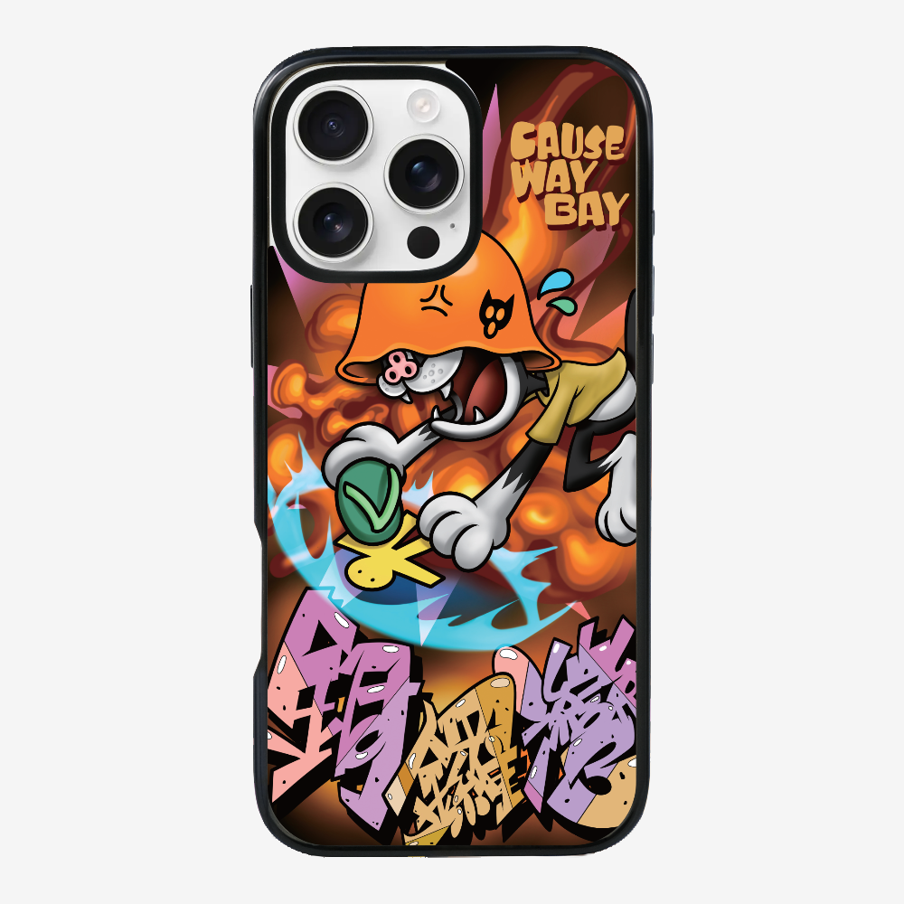 Villain Hitting at Causeway Bay Phone Case