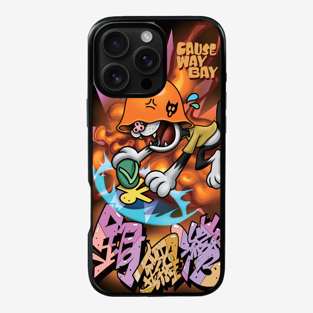 Villain Hitting at Causeway Bay Phone Case