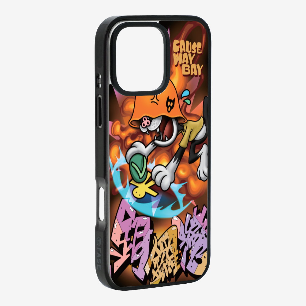 Villain Hitting at Causeway Bay Phone Case