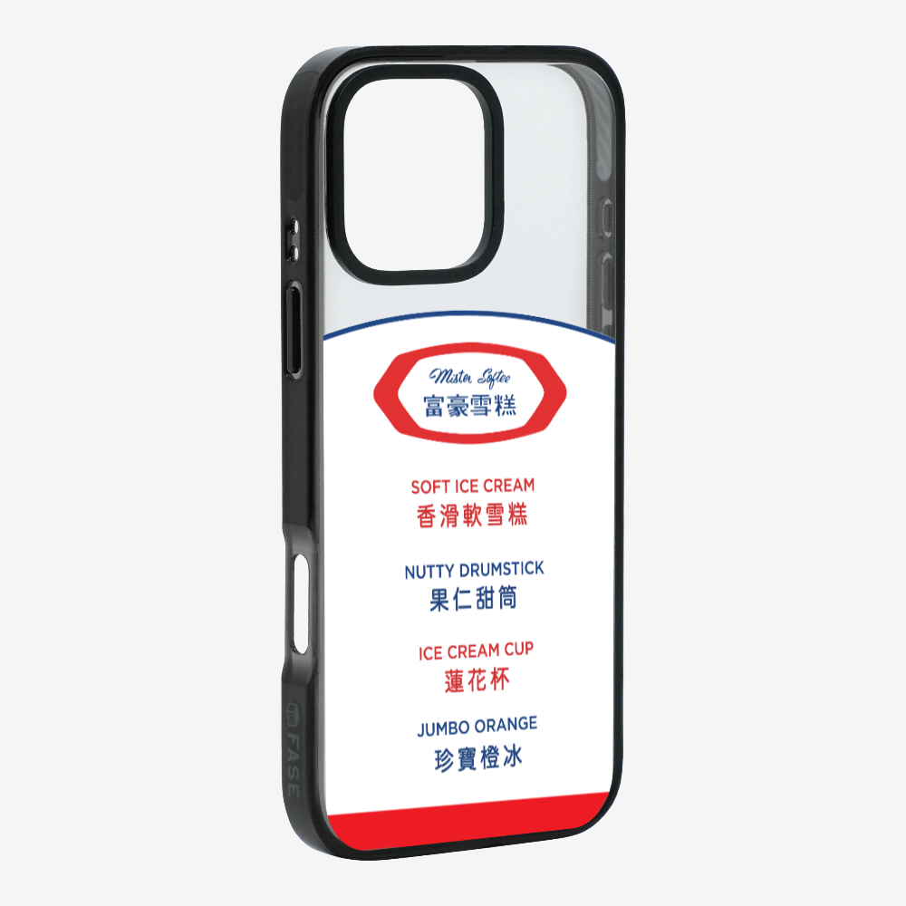 Mister Softee The Menu Phone Case