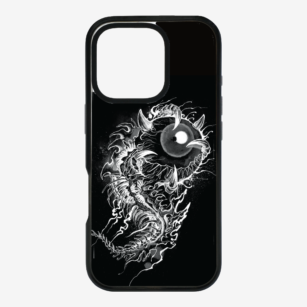 Fish Monster (Black) Phone Case