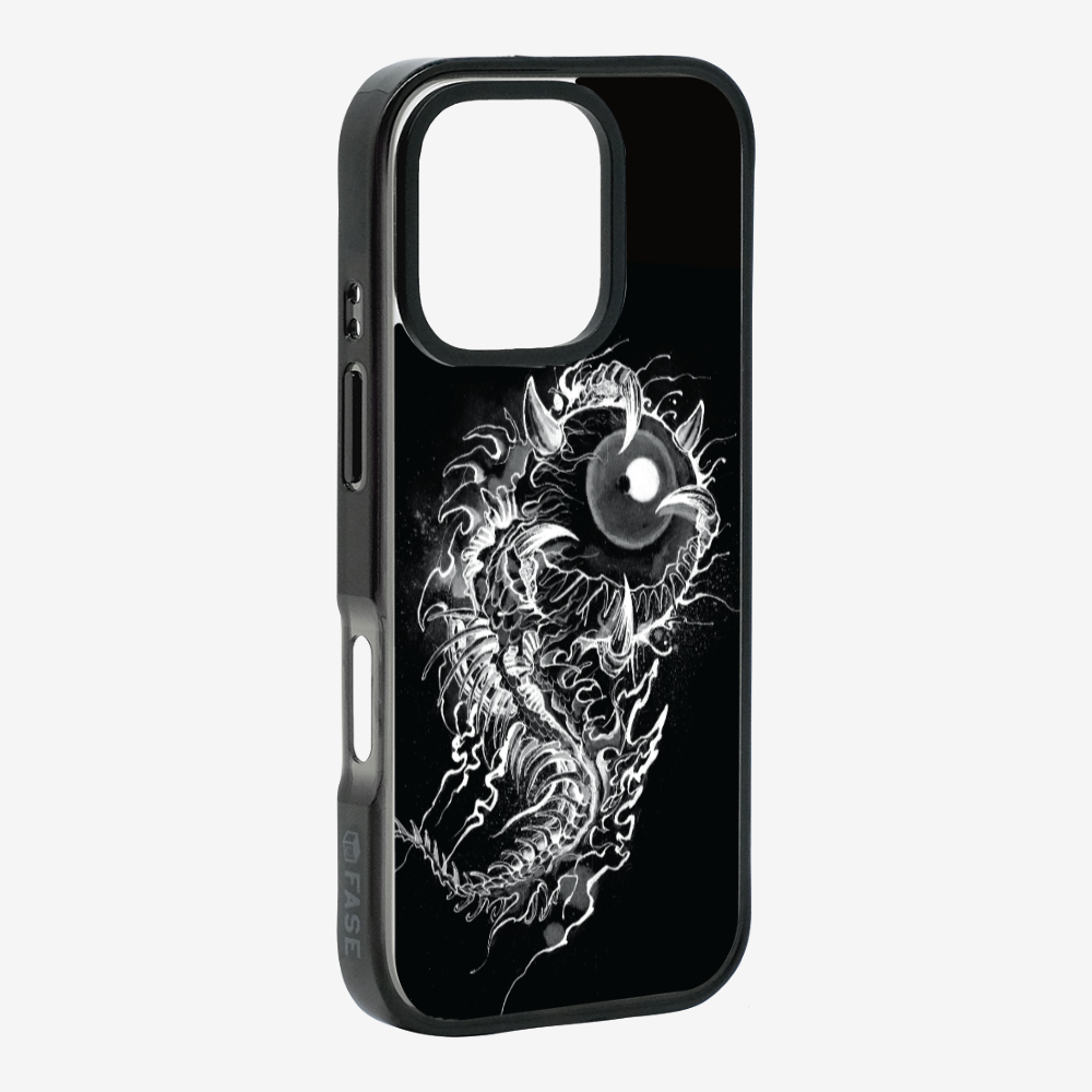 Fish Monster (Black) Phone Case