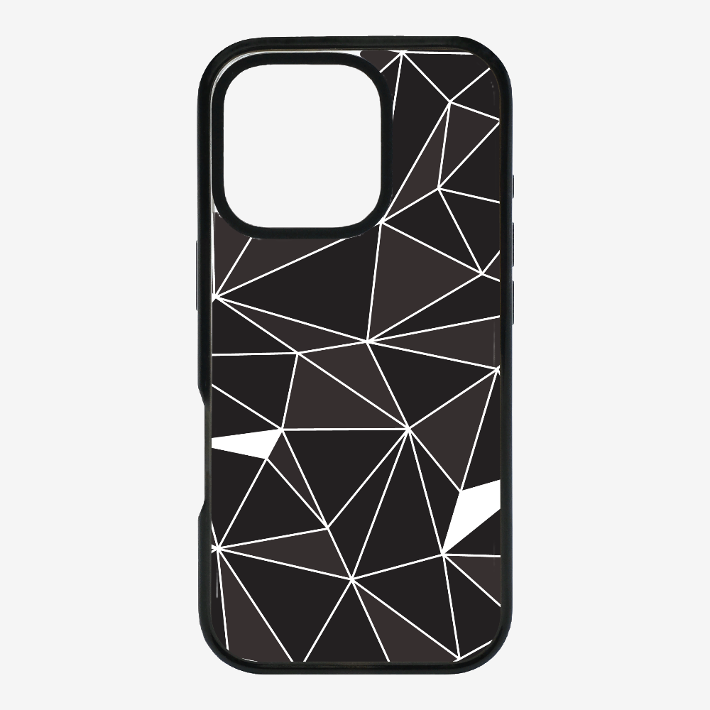 Black & White Polygon Phone Case