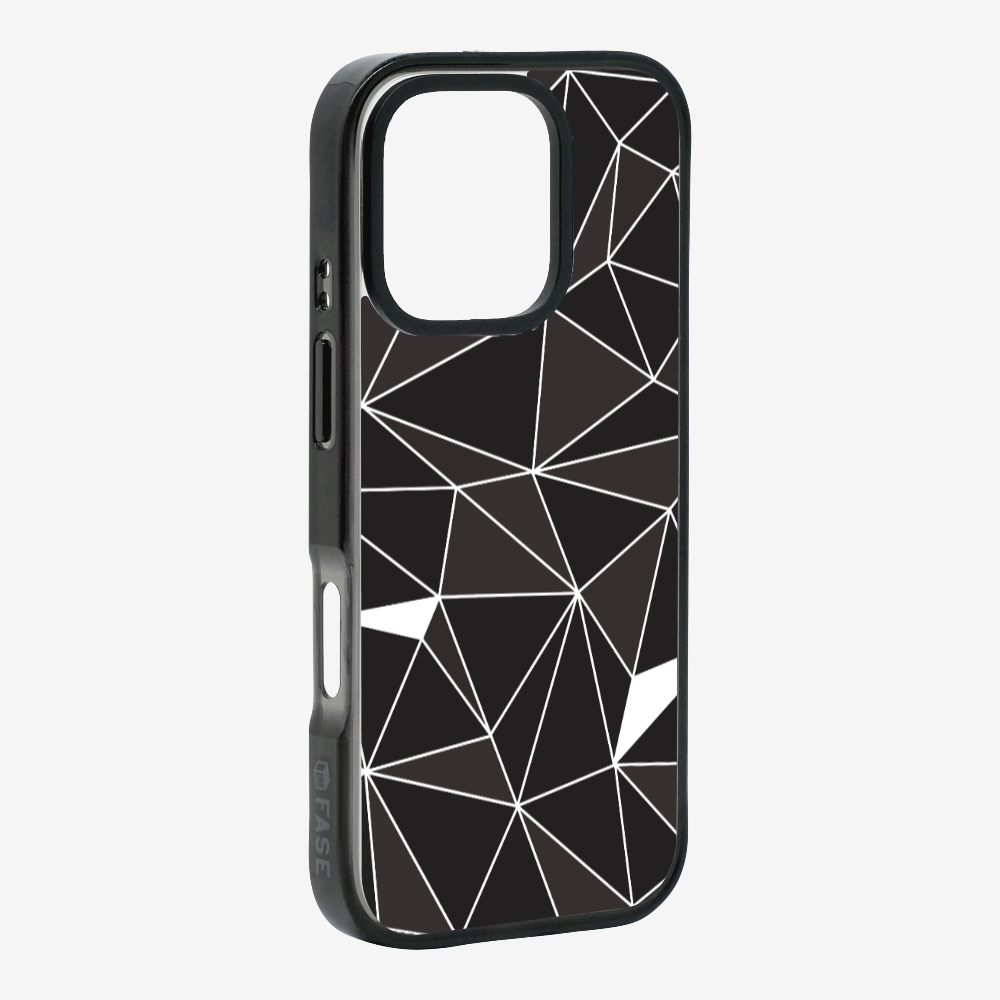 Black & White Polygon Phone Case