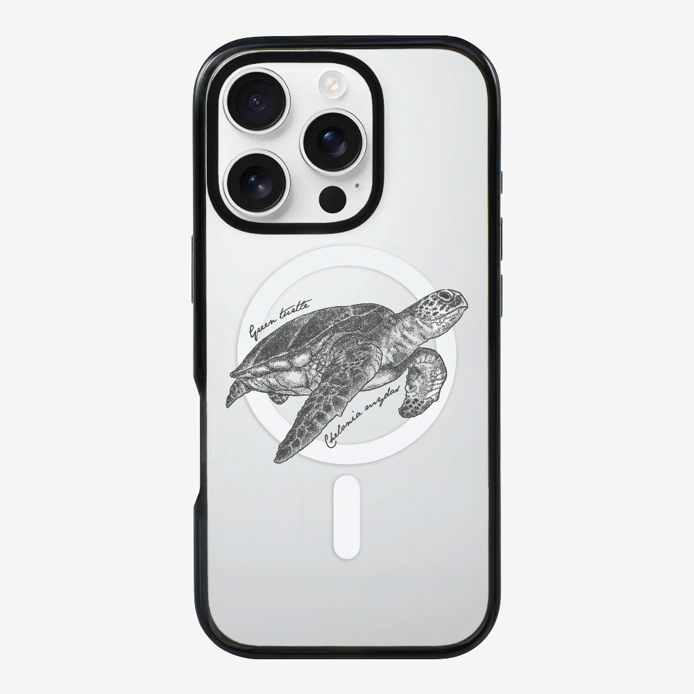 Green Turtle (Chelonia mydas) Phone Case