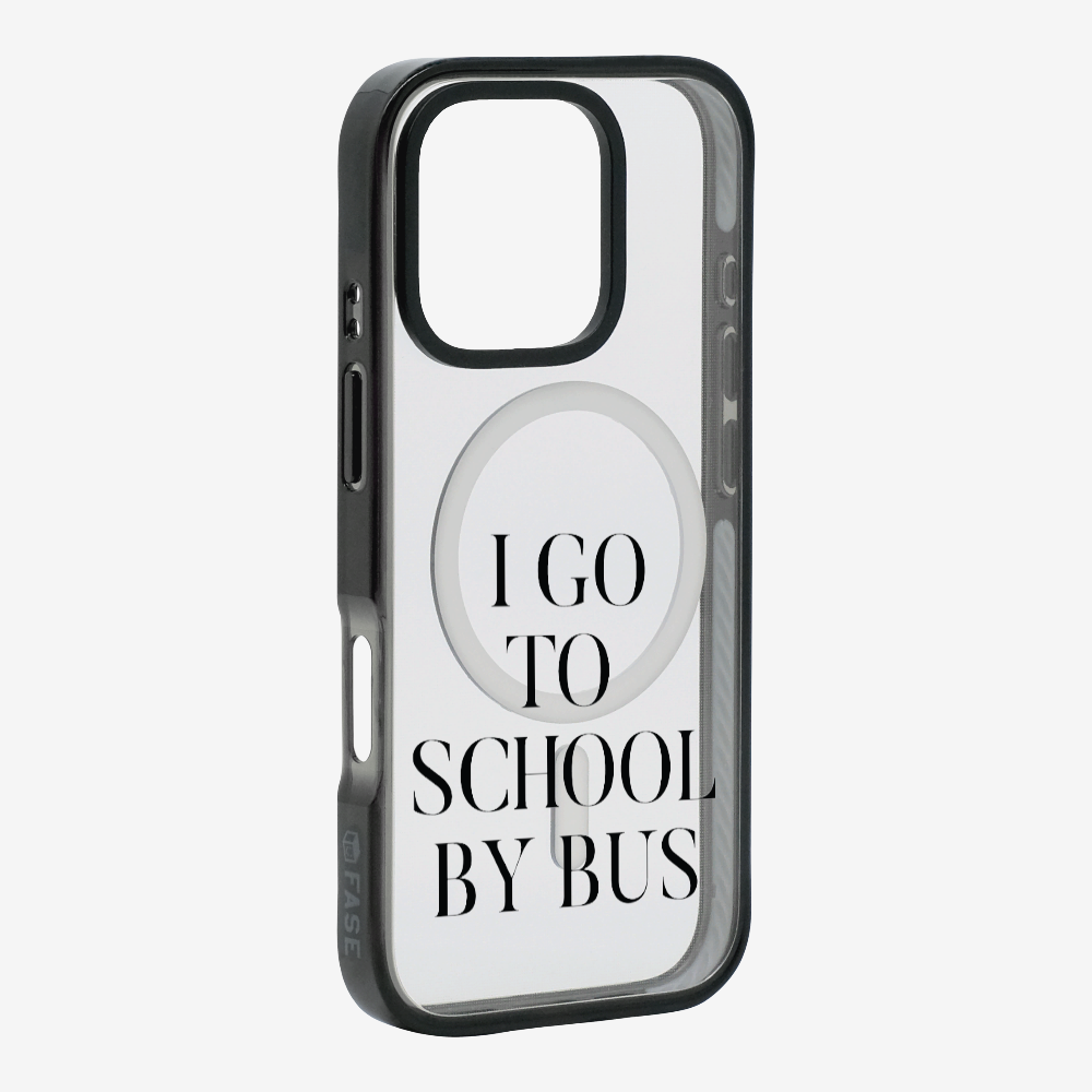 I Go to School by Bus Phone Case