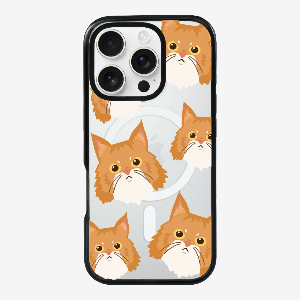 Maine Coon Cat Selfie Phone Case