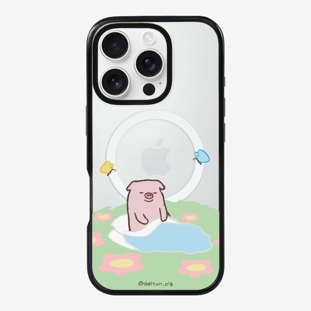 Daitun Pig by the Green Pastures Phone Case