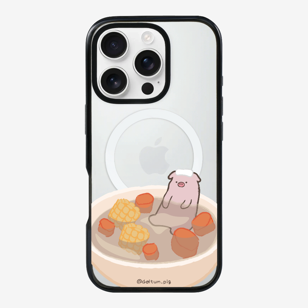 Corn and Carrot Daitun Pig Soup Phone Case