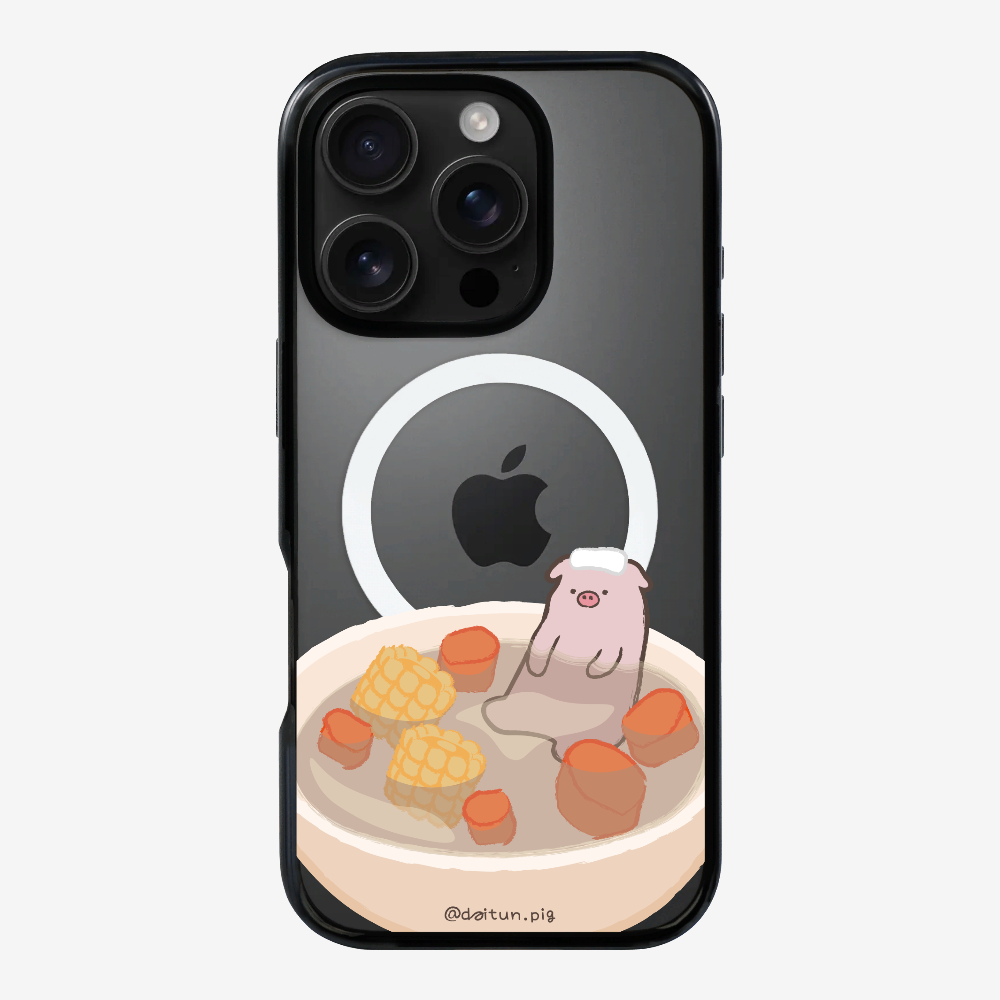 Corn and Carrot Daitun Pig Soup Phone Case