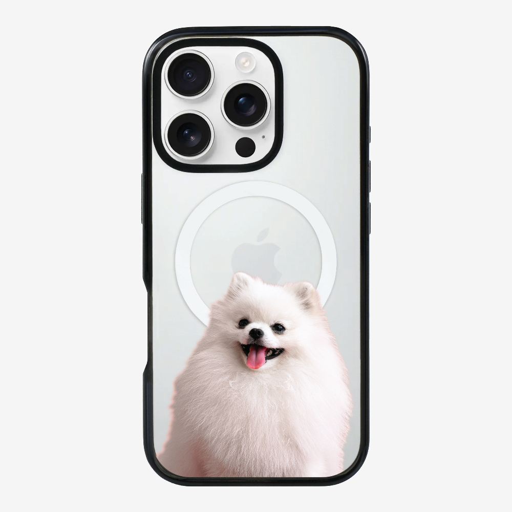 Pomeranian (Transparent) Phone Case