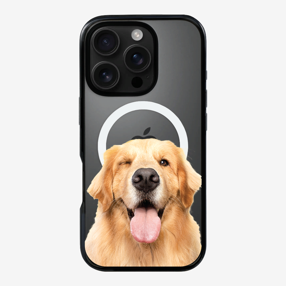 Golden Retriever (Transparent) Phone Case