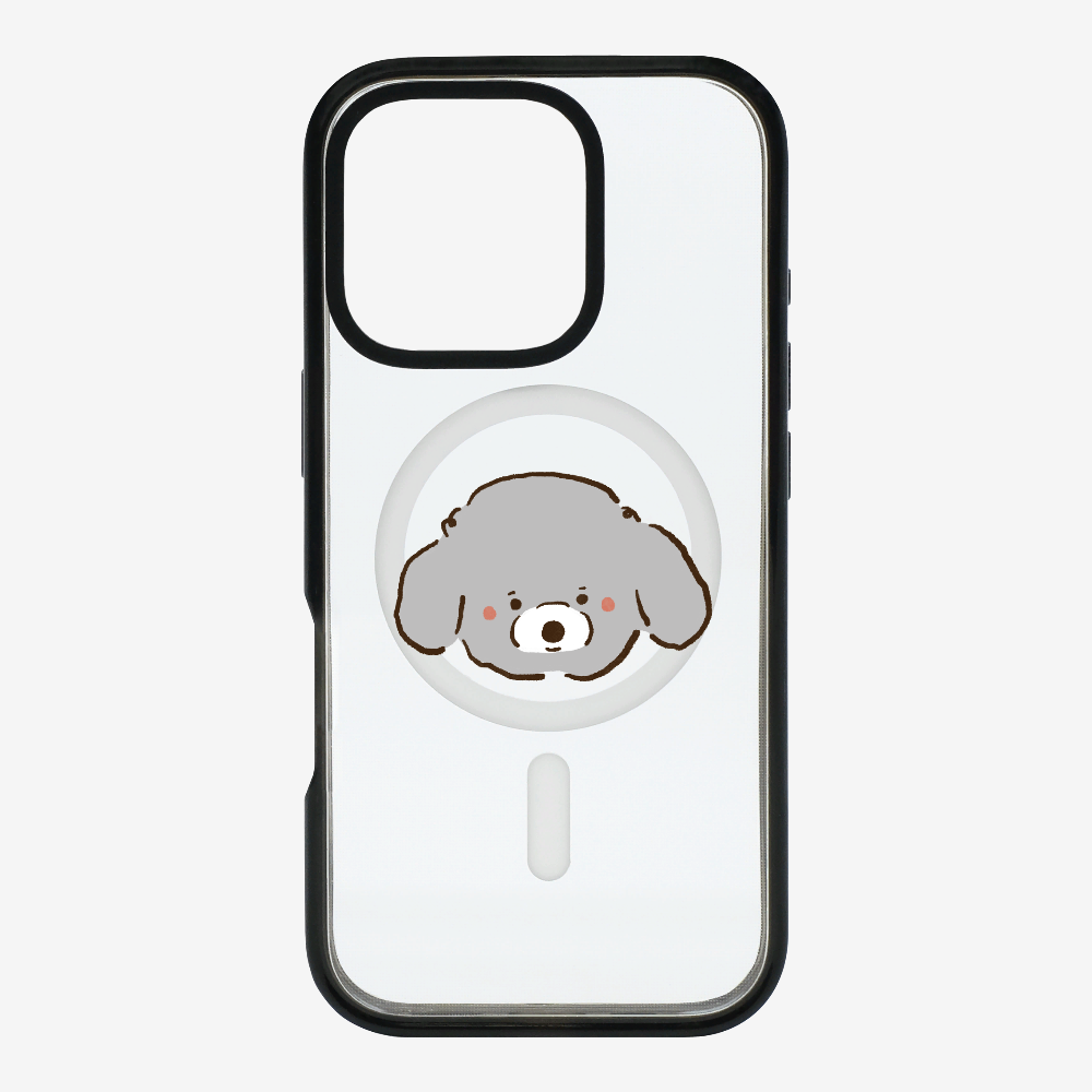 Germany Grey Poodle Phone Case