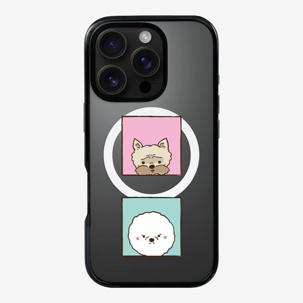 Terrier and Bichon Phone Case