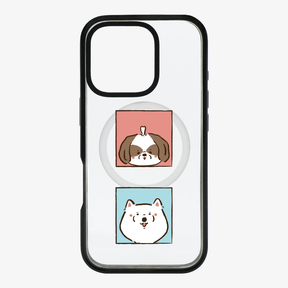 Apso and Samoyed Phone Case