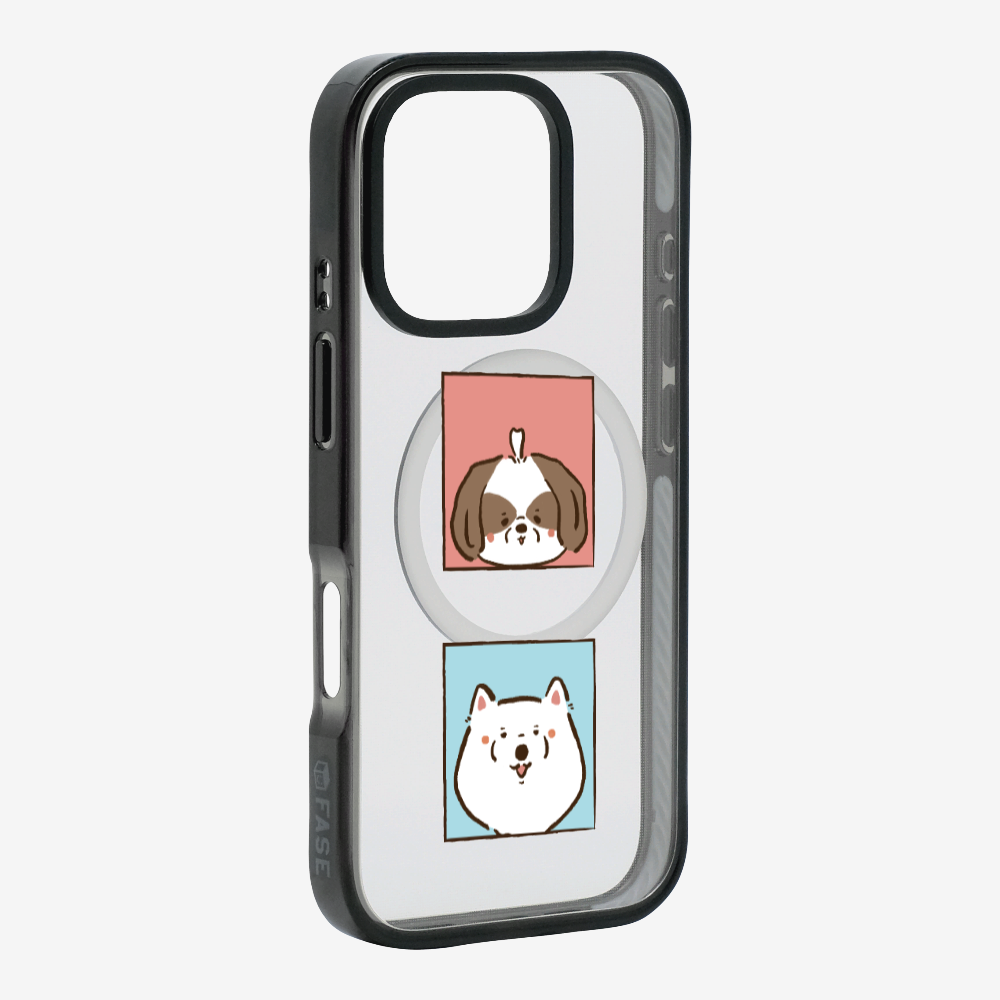 Apso and Samoyed Phone Case