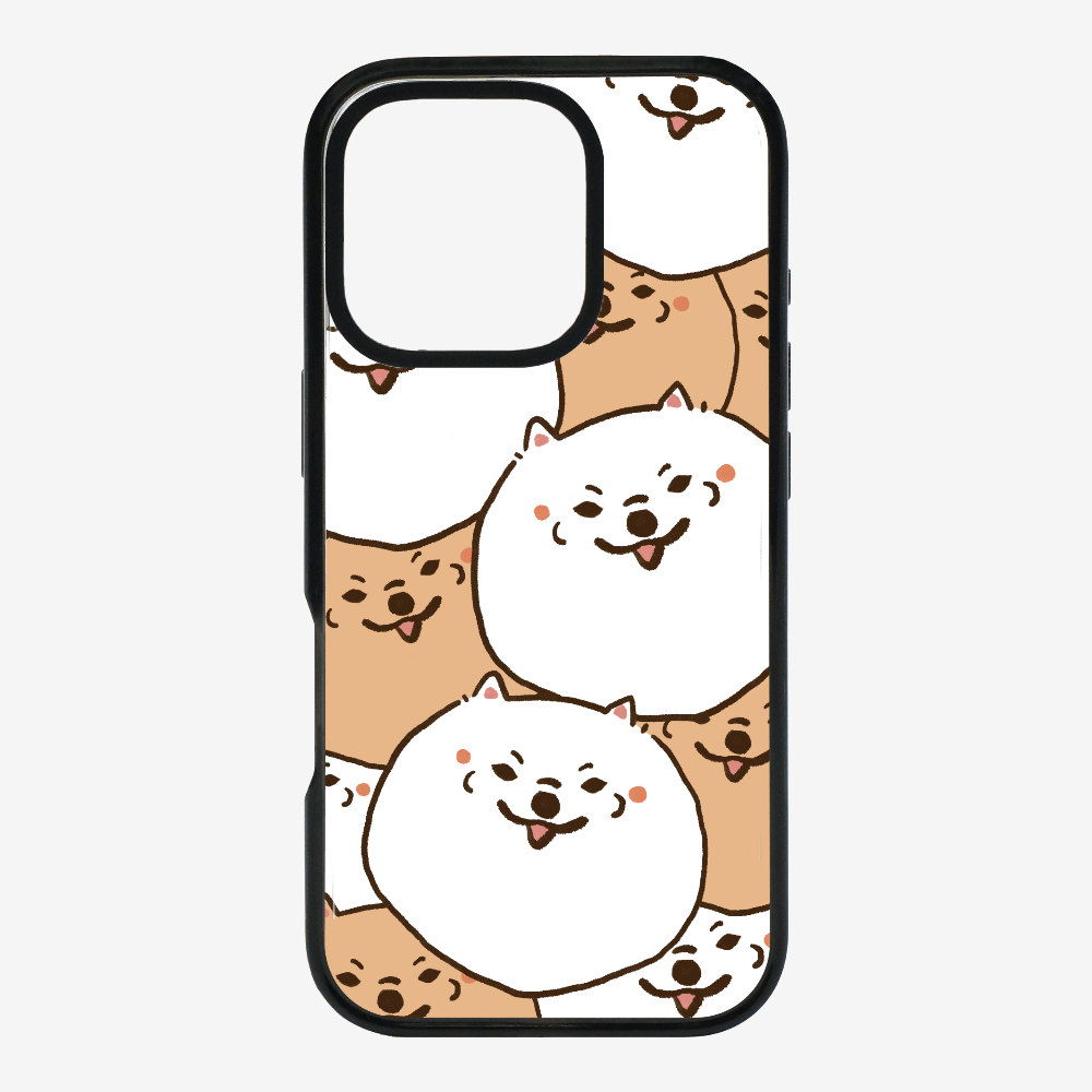 Crowded Pomeranian Phone Case