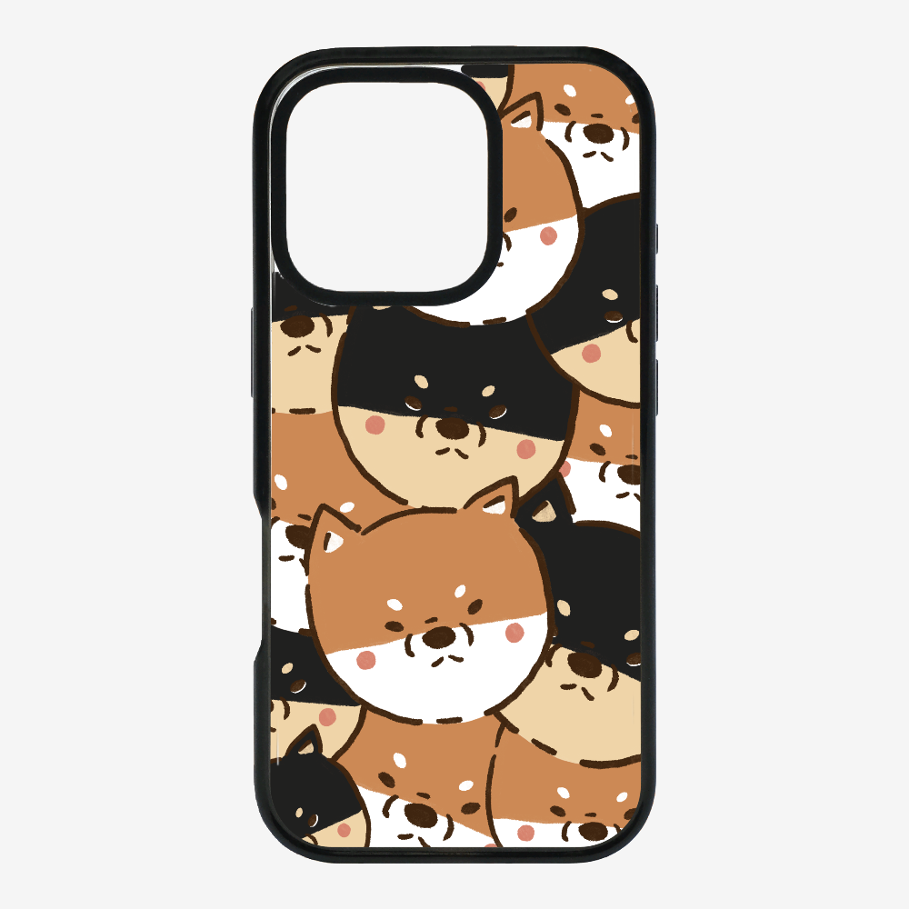 Crowded Shiba Inu Phone Case