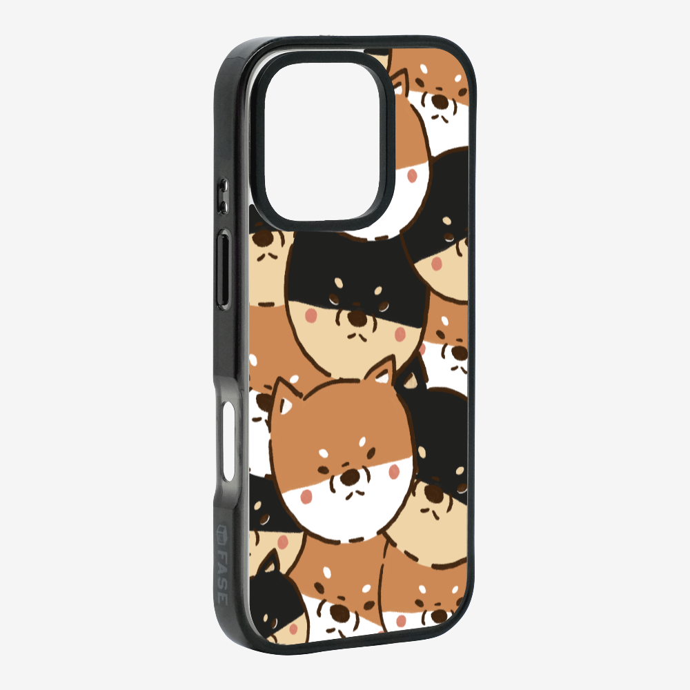 Crowded Shiba Inu Phone Case