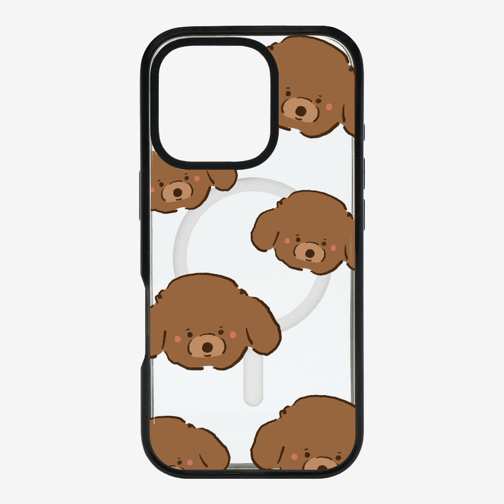 Brown Poodle Wonderland Phone Case