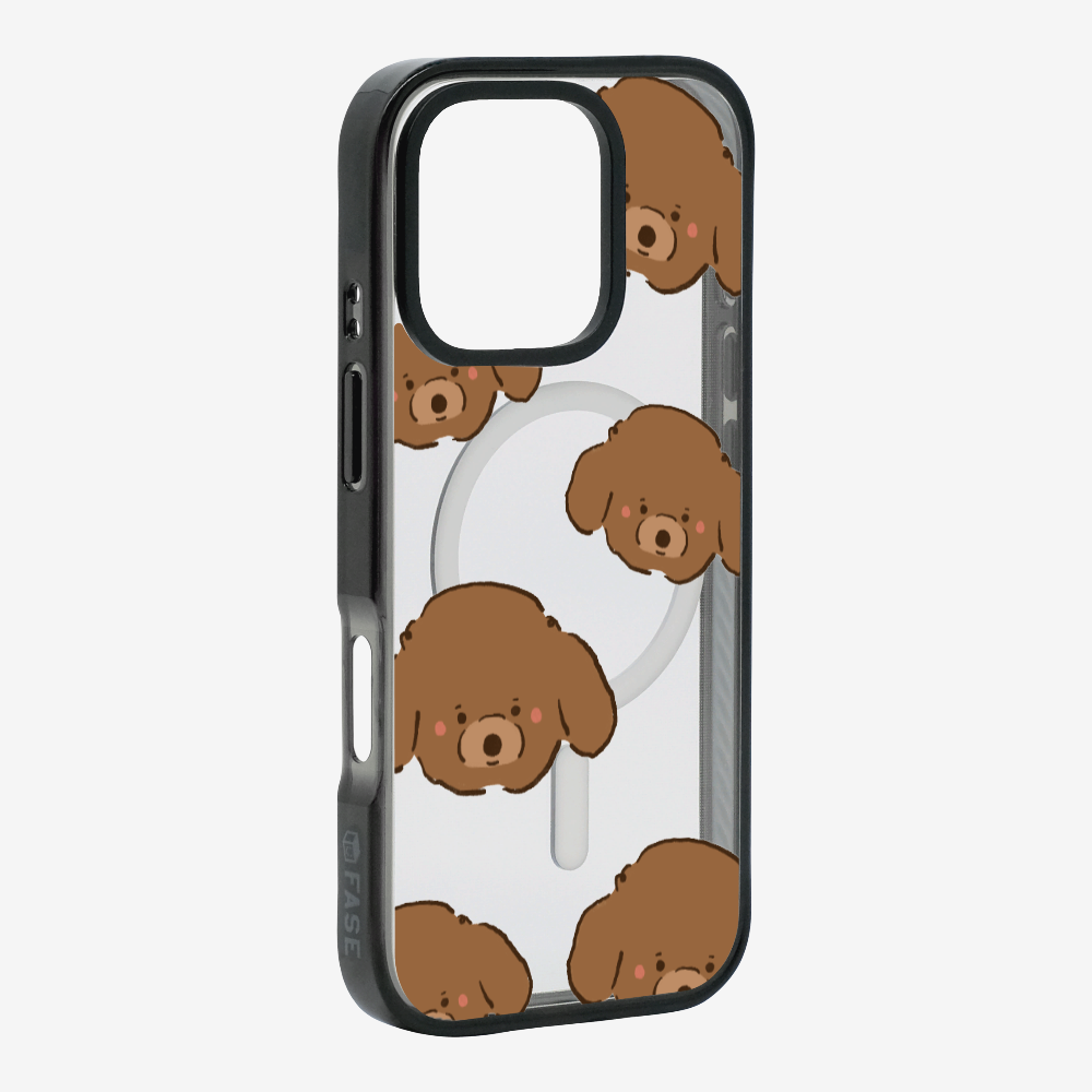 Brown Poodle Wonderland Phone Case