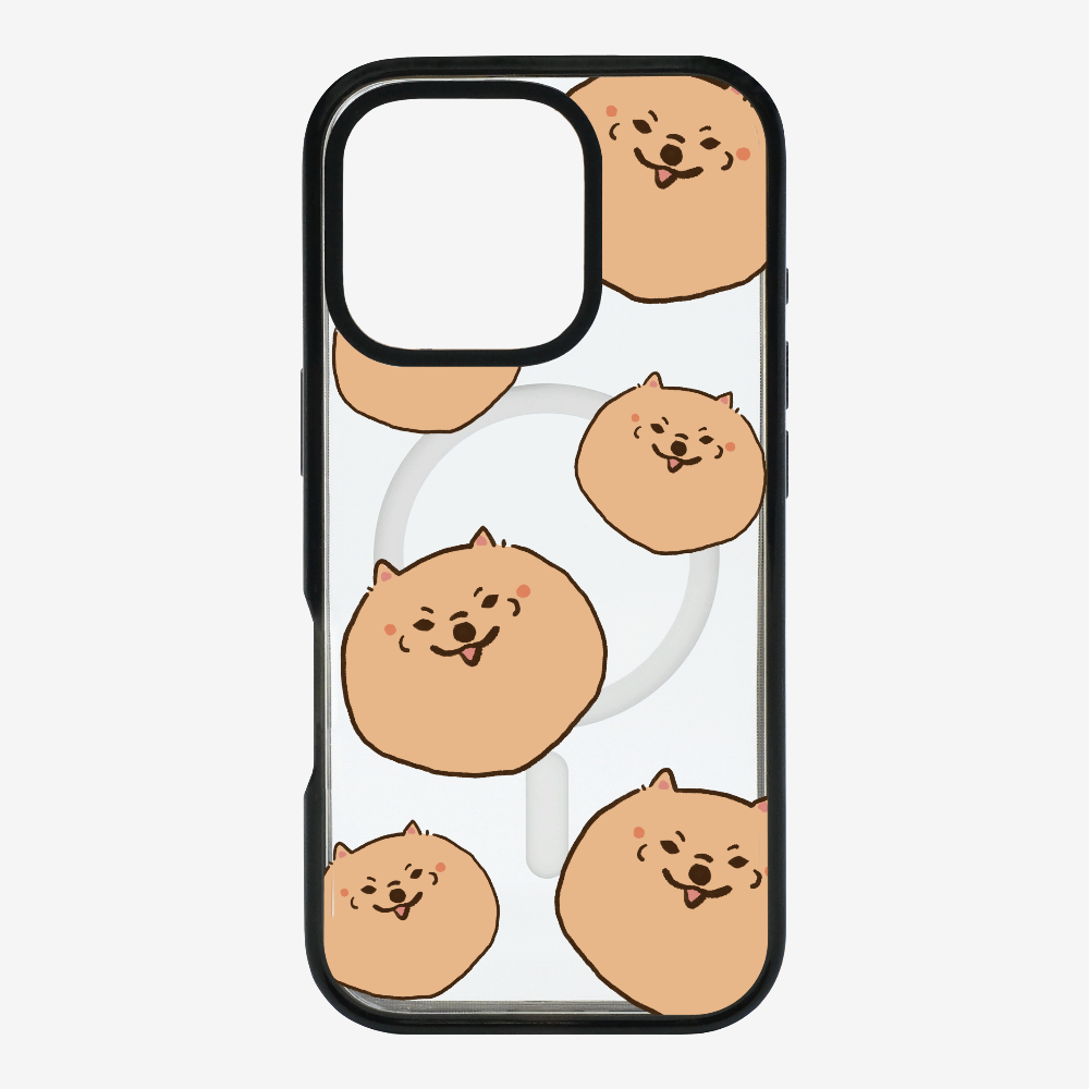 Brown Pomeranian Wonderland Phone Case