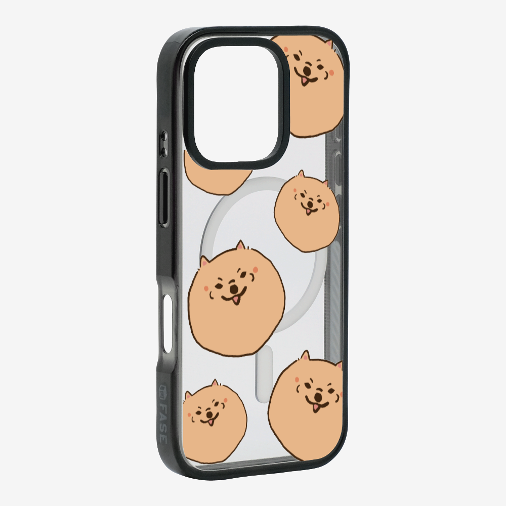 Brown Pomeranian Wonderland Phone Case