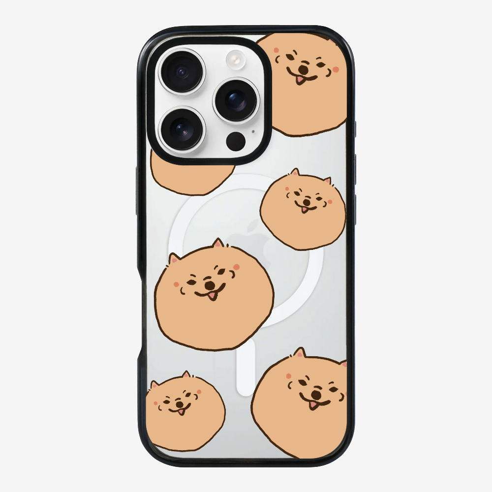 Brown Pomeranian Wonderland Phone Case